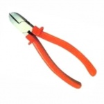 Loc-tech 7'' Side Cutting Plier, Drop Forged, Carbon Steel  Chrome Plated With  Sleeve.